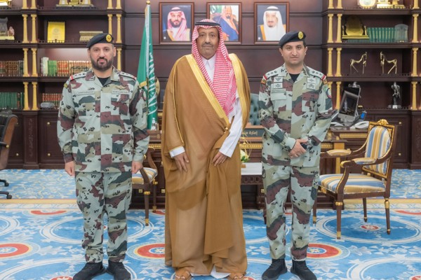 سمو أمير منطقة الباحة يستقبل قائد قوة الطوارئ الخاصة بالمنطقة